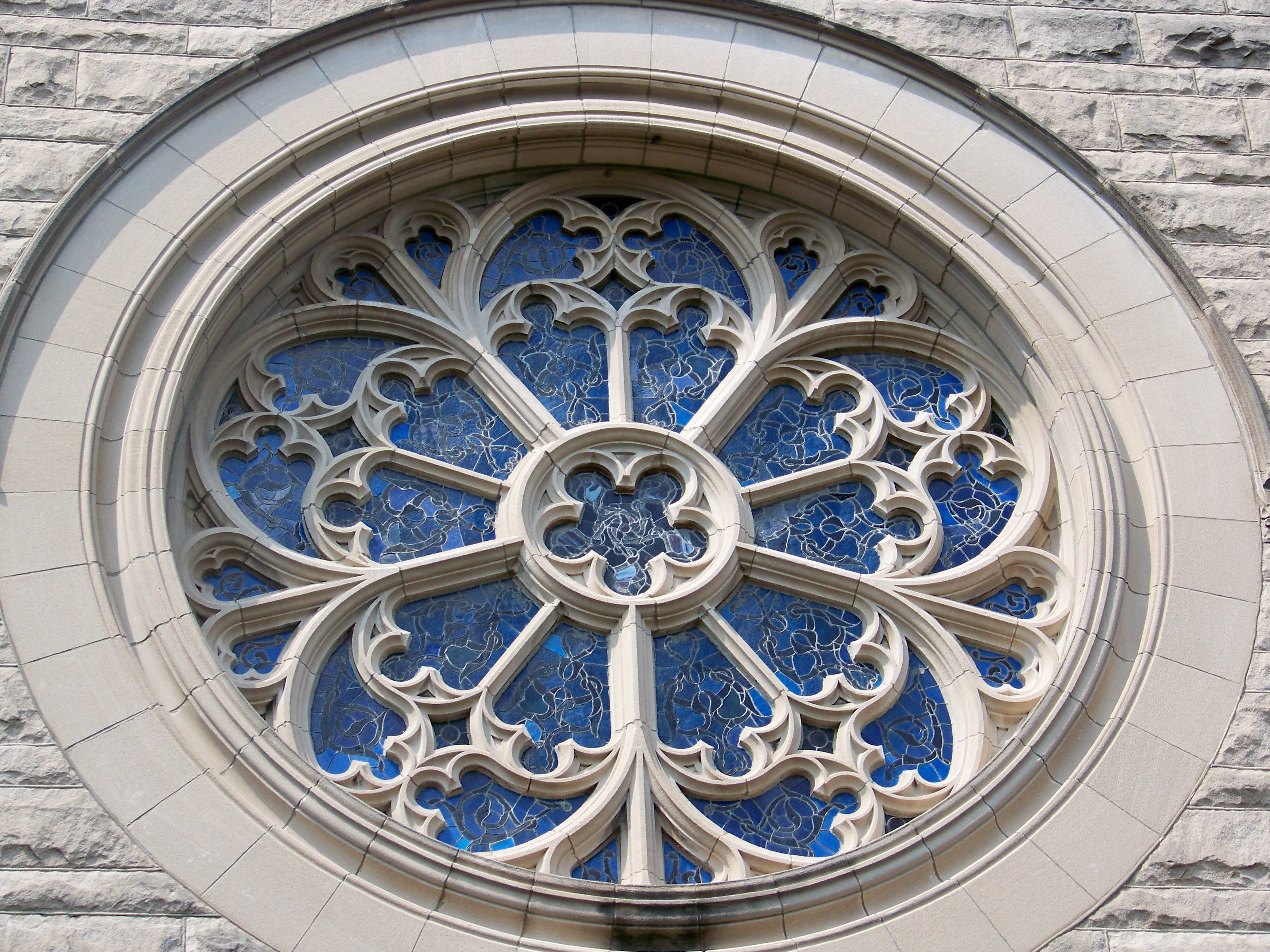 Outside of the north rose window